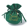 Velvet Jewelry Drawstring Pouches TP-CJC0002-01B-2