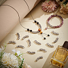   30Pcs Tibetan Style Alloy Curved Tube Beads FIND-PH0022-67A-5