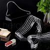  14Pcs Acrylic Sandal Shoes Support AJEW-NB0003-24-2