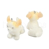 Flocky Resin Pendants FIND-A052-06E-2