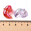 UV Plating Transparent Acrylic Beads MACR-F083-08-3