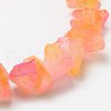Electroplate Natural Quartz Crystal Beads Strands G-F462-02C-3