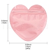 20Pcs Heart Shaped Plastic Packaging Yin-yang Zip Lock Bags OPP-FS0001-03-5