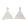925 Sterling Silver Triangle Charms STER-B005-36P-1