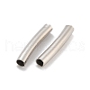 Brass Curved Tube Beads KK-B120-04G-P-2