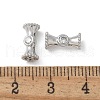 Brass Micro Pave Cubic Zirconia Beads KK-U052-19P-3