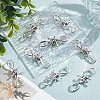 FIBLOOM 30Pcs Tibetan Style Alloy Knot Link Connector Charms FIND-FI0001-05-5