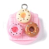 Opaque Resin Pendants RESI-S019-02E-1