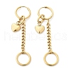 304 Stainless Steel Hoop Earrings EJEW-V016-04G-5