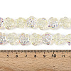Electroplate Glass Beads EGLA-T025-02B-4