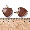 Synthetic Goldstone Pendants G-G956-B15-G-3