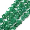 Dyed Natural Malaysia Jade Star Beads Strands G-Z080-A01-05-2