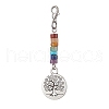 Alloy Tree of Life Pendant Decorations HJEW-JM02062-3