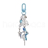Luminous Acrylic Star Pendant Decoration HJEW-JM01443-02-1