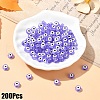 200Pcs Transparent Acrylic Beads TACR-YW0002-08K-1