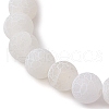 Natural Weathered Agate Beads Stretch Bracelets for Women BJEW-JB11412-03-4