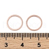 Rack Plating Brass Linking Rings X-KK-P286-01B-RG-3