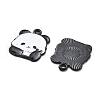 Panda Theme Alloy Enamel Pendants ENAM-F150-03-2