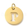 Ion Plating(IP) 304 Stainless Steel Pendants STAS-M074-01G-P-1