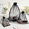 SOFPLATE 100pcs 3 Styles Large Organza Pouches Portable Shoes Bag Travel Storage Drawstring Bags OP-SP0001-04-4