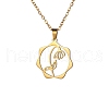 Stainless Steel Pendant Necklace PW-WG26640-11-1