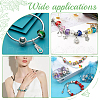  150Pcs 15 Colors Glass European Beads GLAA-PH0003-03-6