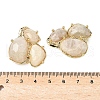 Natural Moonstone Links connectors G-E526-28G-3