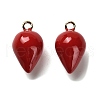Brass Enamel Pendants KK-M324-26G-1