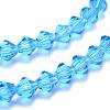 Faceted Imitation Austrian Crystal Bead Strands G-M180-8mm-10A-2
