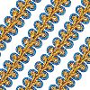 Lace Trim Polyester Ribbon for Jewelry Making OCOR-WH0071-007A-1