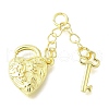 Brass Pendants KK-V007-22G-1