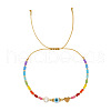 Bohemian Style Heart Shaped Braided Bracelets MB7258-1