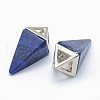 Natural Lapis Lazuli Pendants KK-E757-D-14P-2