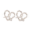 Brass Stud Earrings for Women EJEW-U015-22P-02-1