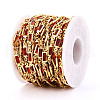 Brass Rectangle Link Chains CHC-N023-03B-G-2