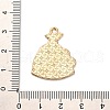 Western Cowboy Theme Alloy Enamel Pendants FIND-V001-04G-06-3