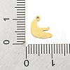 Ion Plating(IP) 304 Stainless Steel Charms STAS-N103-194G-11-3