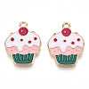 Eco-Friendly Alloy Enamel Pendants ENAM-Q437-017-NR-1
