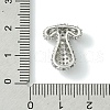 Rack Plating Brass Clear Cubic Zirconia Pendants KK-S378-01P-T-3