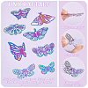 Unicraftale 32Pcs 8 Styles 201 Stainless Steel Pendants STAS-UN0058-24-5