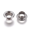Tarnish Resistant European Style 201 Stainless Steel Eyelet Core X-STAS-E474-09B-P-1