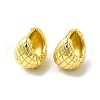 Rack Plating Brass Chubby Hoop Earrings for Women EJEW-H091-40G-1