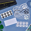 SUPERFINDINGS Waterproof PET Decoration Sticker DIY-FH0002-77-4