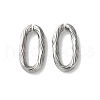 304 Stainless Steel Textured Oval Quick Link Connectors STAS-S172-05P-1