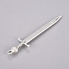 Tibetan Style Alloy Big Pendants PALLOY-TAC0011-17AS-2