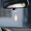 Wood & Wool Felt Car Air Vent Clips HJEW-DR00037-7