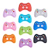 10Pcs 10 Colors Silicone Focal Beads JX739A-1