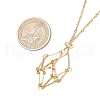 304 Stainless Steel Empty Macrame Pouch Pendant Singapore Chain Necklace Making NJEW-JN05279-3