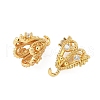 Brass Micro Pave Cubic Zirconia Peg Bails KK-V015-31G-01-2