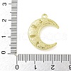 Zinc Alloy Crystal Rhinestone Pendants PALLOY-F310-05G-02-3